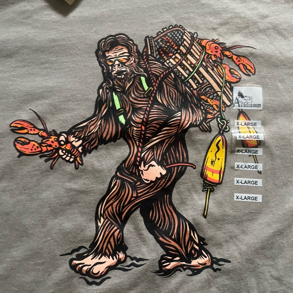 NWT Acadia Bigfoot Tshirt National Forest Maine